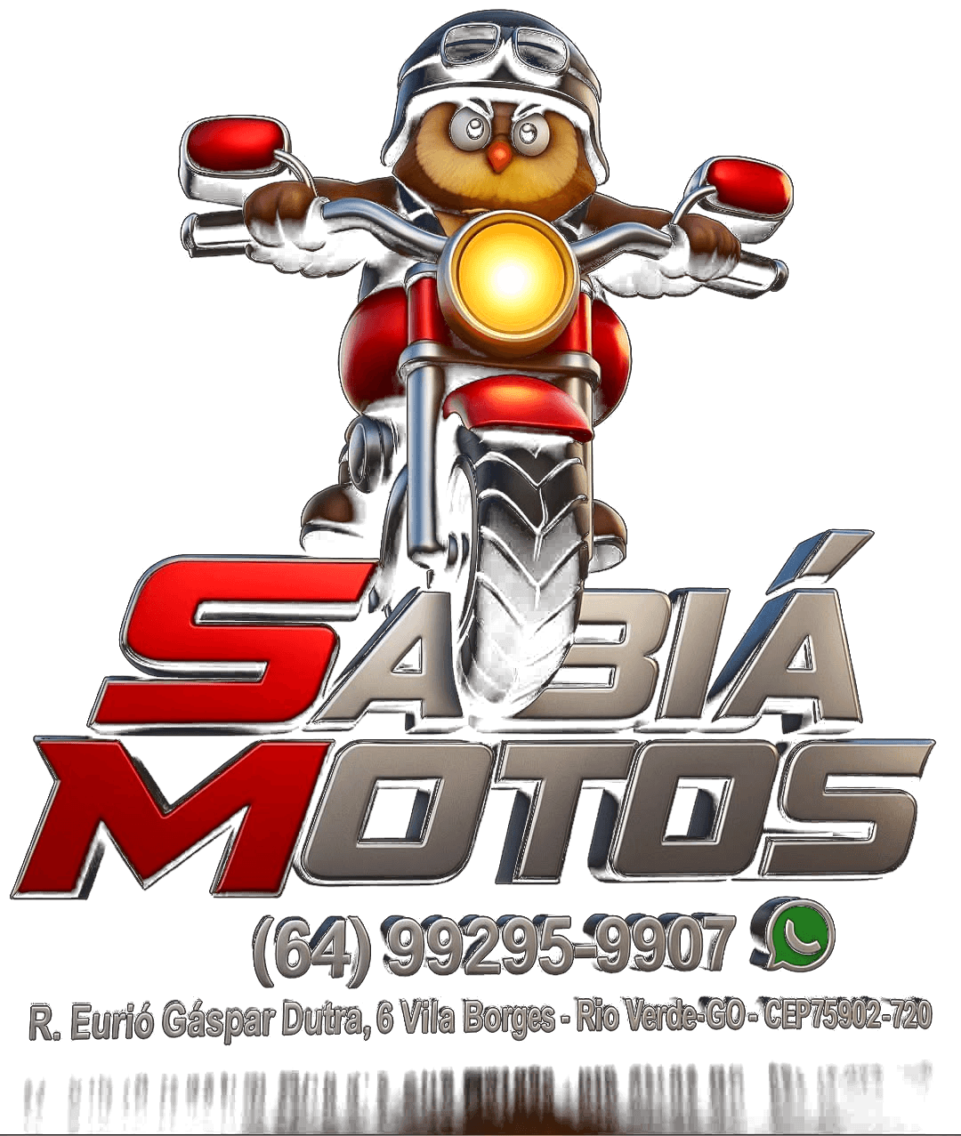 Logo da Sabiá Motos